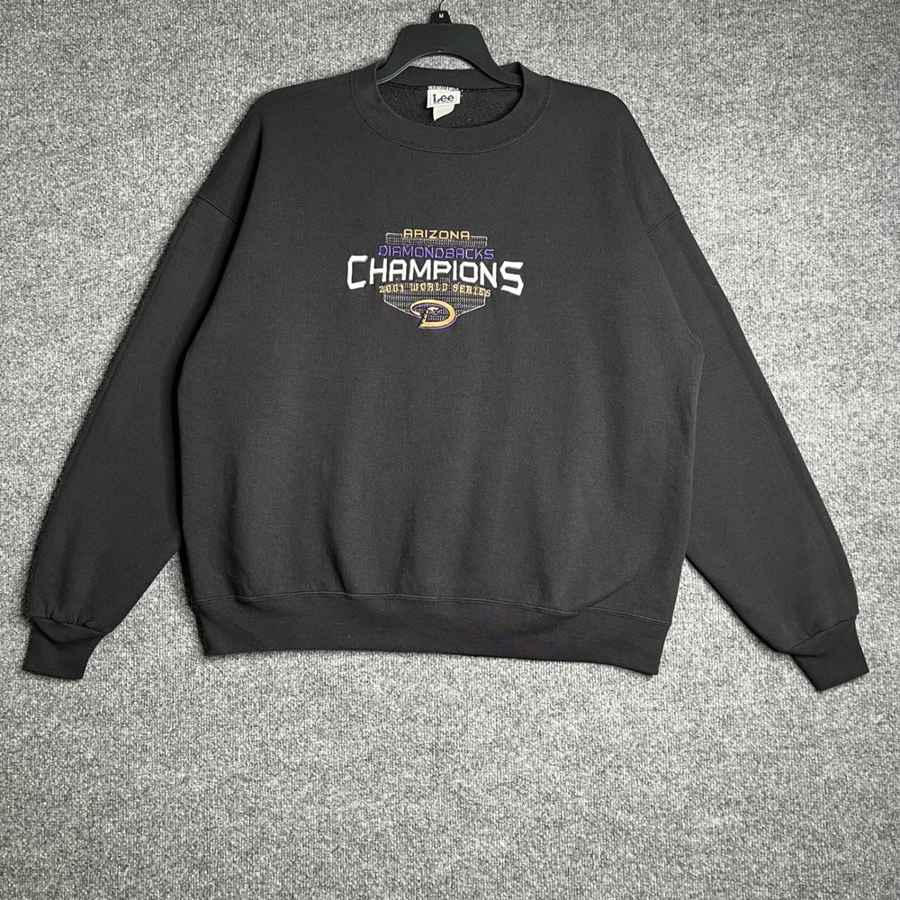 Vintage Lee Sport Arizona Diamondbacks 2001 World Series Champions Sweatshirt XL